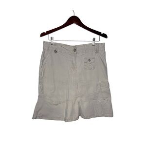 Y2K H&M Drop Waist Kargo Khaki Skirt 10